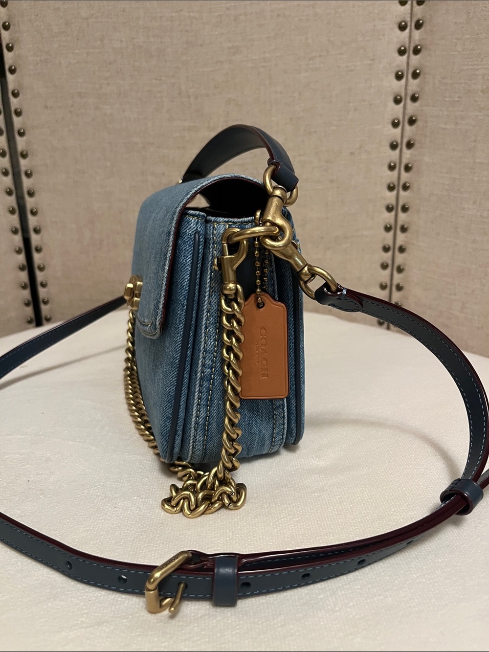 Coach Cassie denim 19 crossbody - Picture 3 of 10